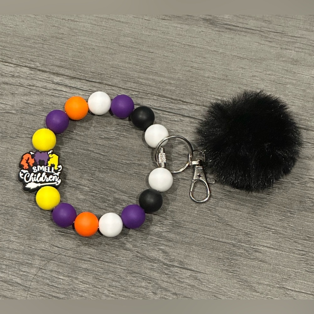 Handmade beaded keychain